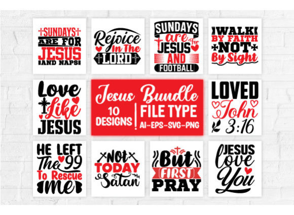 Christian Jesus Svg T Shirt Bundles