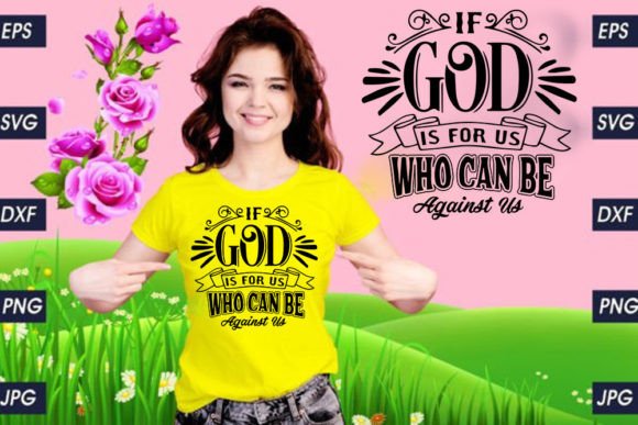 Christian Jesus- T-shirt Design, if God