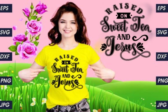 Christian Jesus T-shirt Design, Raised