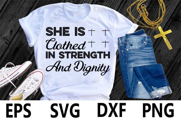 Christian Jesus T-shirt Design, She is T-Shirt Designs