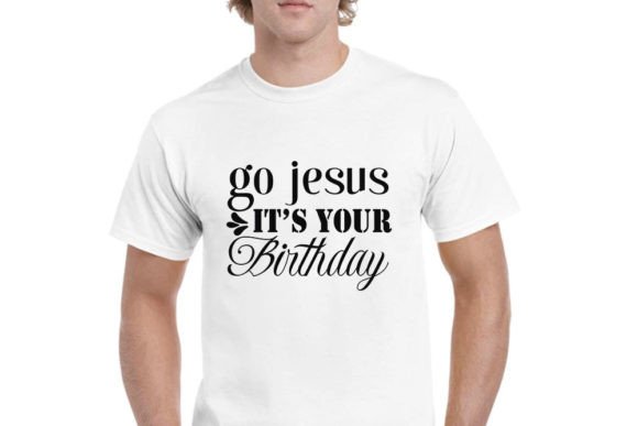 Christmas SVG Design, Go Jesus T-Shirt Designs