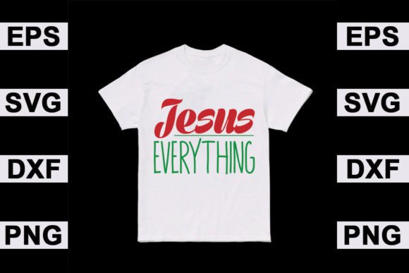 Christmas T Shirt Design, Jesus