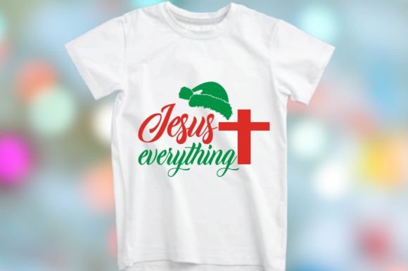 Jesus Everything Svg Design for T-Shirt Designs