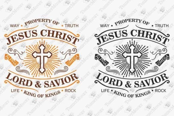 Property of Jesus Christ Faith Religion for T-Shirt Designs