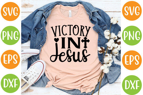 Victory in Jesus: A T-Shirt Design for Brand Impact